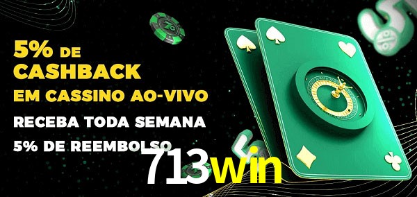 Promoções do cassino ao Vivo 713win